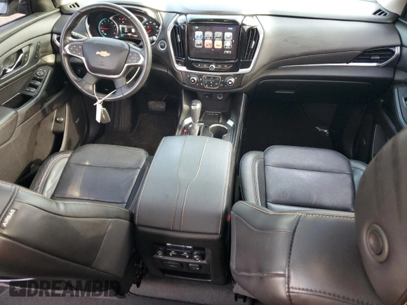 2018 Chevrolet Traverse Premier z VIN 1GNEVJKWXJJ280737, wystawiony jako Copart lot #55680005 z przebiegiem 83 098 mil mil oraz Szkoda całkowita • Salvage title. Historia ofert i sprzedaży dostępna na DreamBid. Obrazek 8.