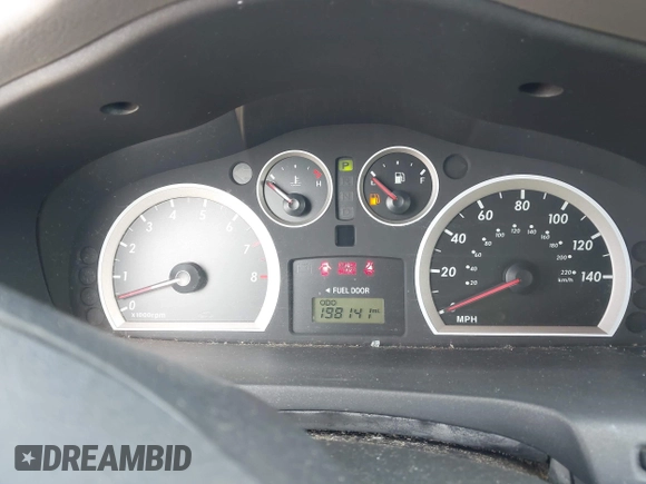 2005 Hyundai Santa Fe GLS with VIN KM8SC13D55U914499, listed as a IAAI auction lot 42587492 with 198,141 mi miles and . Bid and sale history available at DreamBid. Image 7.