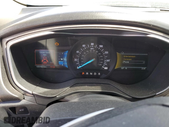 2019 Ford Fusion SE with VIN 3FA6P0HD3KR282706, listed as a Copart auction lot 50561495 with 123,162 mi miles and Salvage Title. Bid and sale history available at carsss.com. Image 9.