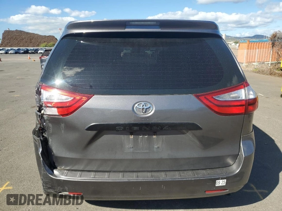 2017 Toyota Sienna L with VIN 5TDZZ3DC7HS895580, listed as a Copart auction lot 81540534 with 47,732 mi miles and Clean Title. Bid and sale history available at DreamBid. Image 6.