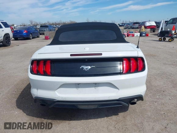 2018 Ford Mustang EcoBoost Premium with VIN 1FATP8UH0J5145296, listed as a IAAI auction lot 41639944 with 72,430 mi miles and . Bid and sale history available at carsss.com. Image 16.