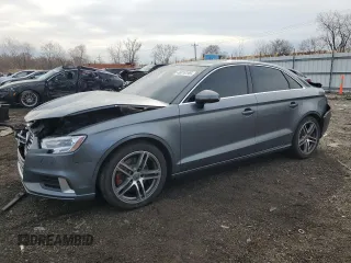 2019 Audi A3 Sedan Premium with VIN WAUAUGFF5KA080175, listed as a Copart auction lot 46816195 with 67,105 mi miles and Salvage Title. Bid and sale history available at carsss.com. Image 1.