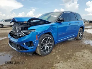 2024 Jeep Grand Cherokee Summit Reserve with VIN 1C4RJHEG6R8935806, listed as a Copart auction lot 65067755 with 17,551 mi miles and Salvage title. Bid and sale history available at DreamBid. Image 1.