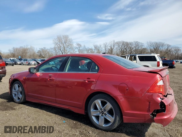 2012 Ford Fusion SPORT with VIN 3FAHP0KC9CR348685, listed as a Copart auction lot 50292995 with 161,052 mi miles and Salvage Title. Bid and sale history available at carsss.com. Image 2.