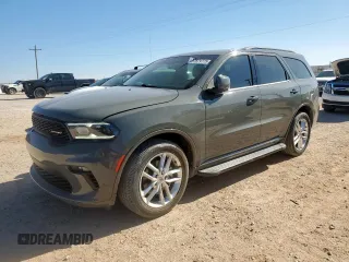 2021 Dodge Durango GT Plus with VIN 1C4RDJDG0MC786539, listed as a Copart auction lot 57579775 with 30,048 mi miles and Clean title. Bid and sale history available at DreamBid. Image 1.