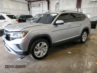 2021 Volkswagen Atlas SE with VIN 1V2HP2CA8MC562567, listed as a Copart auction lot 60083355 with 128,962 mi miles and Salvage title. Bid and sale history available at DreamBid. Image 1.