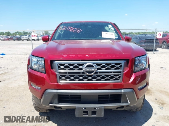 2022 Nissan Frontier Pro-4X with VIN 1N6ED1EK9NN634845, listed as a IAAI auction lot 42094681 with 33,801 mi miles and . Bid and sale history available at DreamBid. Image 11.