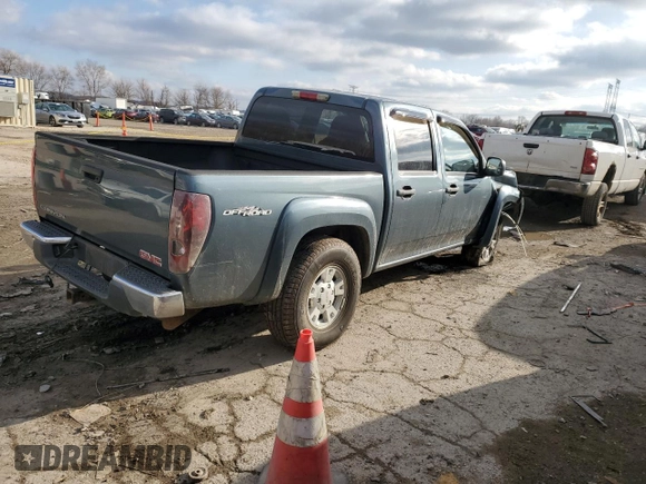 2006 GMC Canyon SLE2 with VIN 1GTDS136968202153, listed as a Copart auction lot 85254954 with 210,042 mi miles and Salvage Title. Bid and sale history available at carsss.com. Image 3.
