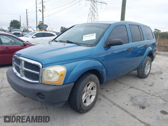 2005 Dodge Durango SXT with VIN 1D4HD38K05F512153, listed as a IAAI auction lot 41215391 with 178,553 mi miles and . Bid and sale history available at DreamBid. Image 2.