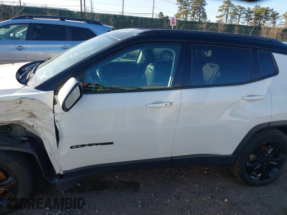 2020 Jeep Compass Latitude with VIN 3C4NJDBB9LT139639, listed as a IAAI auction lot 41695315 with 64,927 mi miles and . Bid and sale history available at DreamBid. Image 14.
