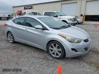 2012 Hyundai Elantra GLS with VIN KMHDH4AE6CU260276, listed as a IAAI auction lot 41987803 with 244,326 mi miles. Bid and sale history available at carsss.com. Image 1.