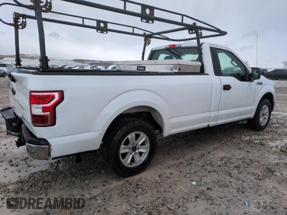 2019 Ford F-150 XL with VIN 1FTMF1CB6KKD26749, listed as a Copart auction lot 49695535 with 115,003 mi miles and Salvage title. Bid and sale history available at DreamBid. Image 3.