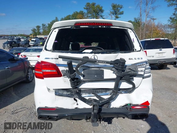 2018 Mercedes-Benz GLS 63 AMG с VIN 4JGDF7FE1JA996041, выставлен на аукционе IAAI как лот 40910494 с пробегом 69 159 миль миль и . История ставок и продаж доступна на DreamBid. Изображение 16.
