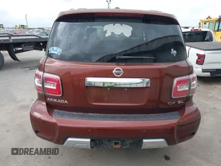2018 Nissan Armada SL with VIN JN8AY2ND7J9050528, listed as a IAAI auction lot 41525232 with 106,179 mi miles and . Bid and sale history available at DreamBid. Image 20.