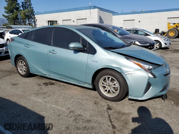 2016 Toyota Prius Four with VIN JTDKARFU8G3001491, listed as a Copart auction lot 45799505 with 95,772 mi miles and Salvage Title. Bid and sale history available at DreamBid. Image 4.