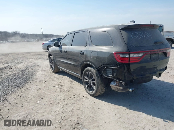 2022 Dodge Durango GT Plus with VIN 1C4RDHDG5NC203439, listed as a IAAI auction lot 41749939 with 37,198 mi miles and . Bid and sale history available at DreamBid. Image 3.