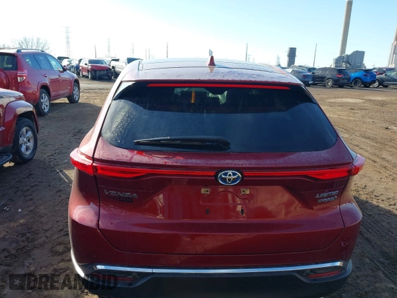 2021 Toyota Venza LE with VIN JTEAAAAH4MJ067109, listed as a IAAI auction lot 41694804 with 61,546 mi miles. Bid and sale history available at carsss.com. Image 16.