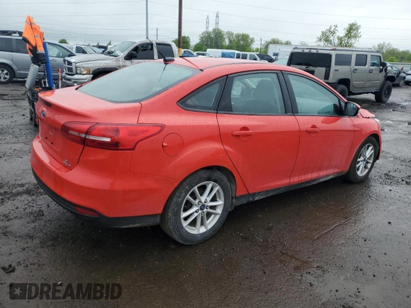 2015 Ford Focus SE with VIN 1FADP3F27FL356109, listed as a Copart auction lot 56828435 with 52,507 mi miles and Clean title. Bid and sale history available at DreamBid. Image 3.