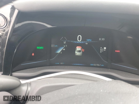2023 Toyota Mirai XLE with VIN JTDAAAAA8PA009516, listed as a Copart auction lot 62543395 with 27,867 mi miles and Salvage title. Bid and sale history available at DreamBid. Image 9.