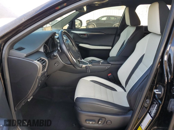 2020 Lexus NX 300 F Sport with VIN JTJSARBZ1L2169584, listed as a Copart auction lot 43756665 with 33,495 mi miles and Salvage title. Bid and sale history available at DreamBid. Image 7.
