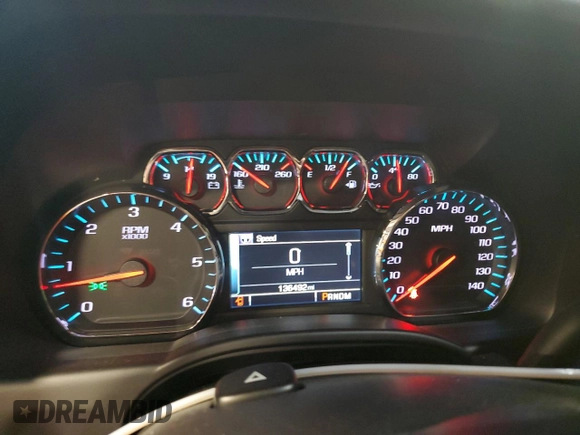 2015 Chevrolet Tahoe LT with VIN 1GNSCBKC3FR112306, listed as a Copart auction lot 51282355 with 136,492 mi miles and Salvage Title. Bid and sale history available at DreamBid. Image 9.