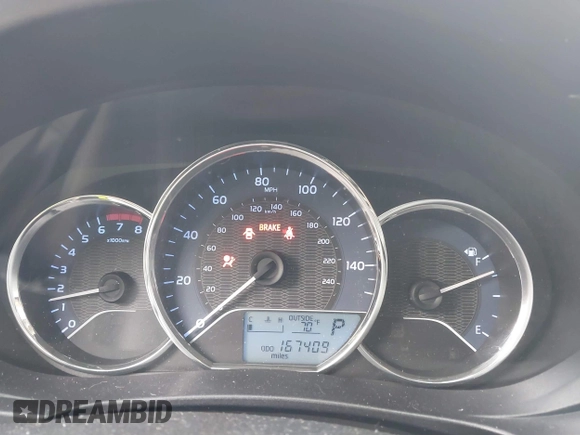 2014 Toyota Corolla L с VIN 2T1BURHE9EC006765, выставлен на аукционе IAAI как лот 41694342 с пробегом 167 409 миль миль и . История ставок и продаж доступна на DreamBid. Изображение 7.