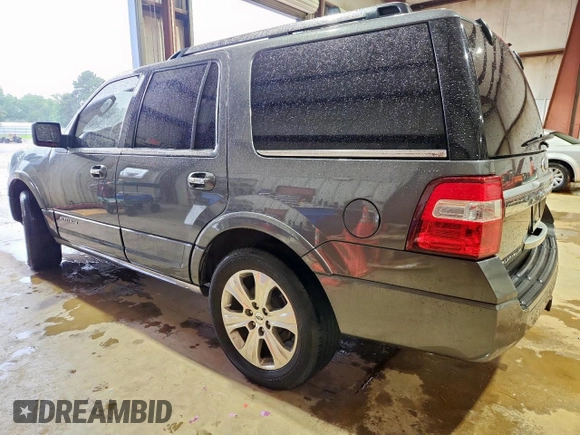 2015 Ford Expedition Platinum with VIN 1FMJU1MT7FEF22120, listed as a Copart auction lot 60683575 with 178,335 mi miles and Clean title. Bid and sale history available at DreamBid. Image 2.