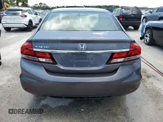 2015 Honda Civic EX with VIN 19XFB2F86FE008181, listed as a Copart auction lot 55207415 with 131,178 mi miles and Salvage Title. Bid and sale history available at DreamBid. Image 6.