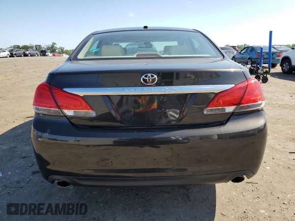 2012 Toyota Avalon with VIN 4T1BK3DB1CU455285, listed as a Copart auction lot 61193575 with 109,673 mi miles and Salvage title. Bid and sale history available at DreamBid. Image 6.