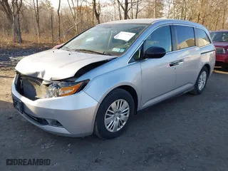 2014 Honda Odyssey LX with VIN 5FNRL5H24EB001131, listed as a IAAI auction lot 41753911 with 238,080 mi miles. Bid and sale history available at carsss.com. Image 18.