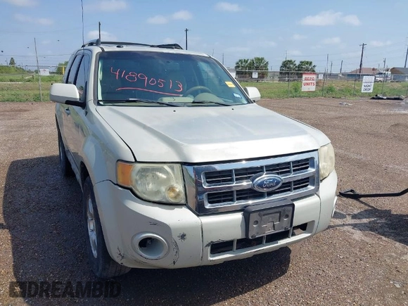2009 Ford Escape Limited with VIN 1FMCU047X9KC13379, listed as a IAAI auction lot 41890513 with 207,074 mi miles and . Bid and sale history available at DreamBid. Image 1.