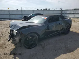2013 Chevrolet Camaro LT with VIN 2G1FB3D35D9111495, listed as a Copart auction lot 54721035 with 197,673 mi miles and Salvage title. Bid and sale history available at DreamBid. Image 1.