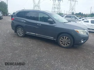 2014 Nissan Pathfinder S with VIN 5N1AR2MM3EC667620, listed as a IAAI auction lot 42654851 with 109,305 mi miles and . Bid and sale history available at DreamBid. Image 1.