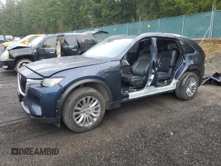 2024 Mazda CX-90 3.3 Turbo Preferred with VIN JM3KKBHD2R1122430, listed as a Copart auction lot 46545775 with 15,496 mi miles and Salvage Title. Bid and sale history available at carsss.com. Image 1.
