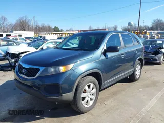 2011 Kia Sorento LX with VIN 5XYKT3A1XBG158819, listed as a IAAI auction lot 41665390 with 120,570 mi miles. Bid and sale history available at carsss.com. Image 17.