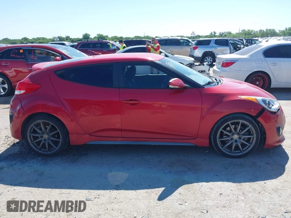 2016 Hyundai Veloster Turbo with VIN KMHTC6AE6GU294648, listed as a IAAI auction lot 42311378 with 94,552 mi miles and . Bid and sale history available at DreamBid. Image 13.