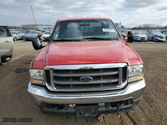 2002 Ford Super Duty F-250 XL with VIN 1FTNW21F92EB22834, listed as a Copart auction lot 46850875 with 156,769 mi miles and Salvage Title. Bid and sale history available at carsss.com. Image 5.