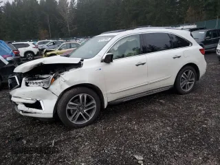 2019 Acura MDX Sport Hybrid w/Advance Pkg with VIN 5J8YD7H77KL000081, listed as a Copart auction lot 82473944 with 0 mi miles and Salvage Title. Bid and sale history available at carsss.com. Image 1.
