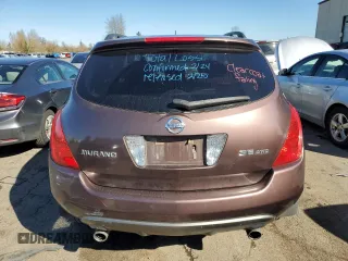 2003 Nissan Murano SE z VIN JN8AZ08W03W204919, wystawiony jako Copart lot #47119515 z przebiegiem 125 522 mil mil oraz Szkoda całkowita • Salvage title. Historia ofert i sprzedaży dostępna na DreamBid. Obrazek 6.