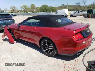2022 Ford Mustang EcoBoost with VIN 1FATP8UH7N5126718, listed as a Copart auction lot 48011723 with 1,407 mi miles. Bid and sale history available at carsss.com. Image 2.