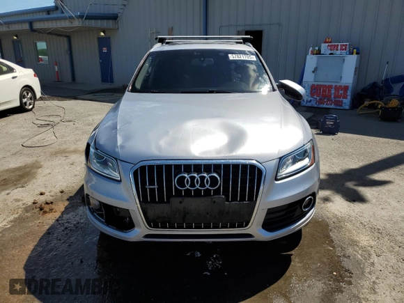 2015 Audi Q5 Premium Plus with VIN WA1LFAFPXFA139586, listed as a Copart auction lot 57821705 with 109,994 mi miles and Salvage title. Bid and sale history available at DreamBid. Image 5.