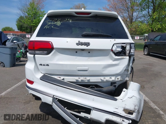 2021 Jeep Grand Cherokee Overland with VIN 1C4RJFCG6MC592296, listed as a IAAI auction lot 42170899 with 56,553 mi miles and . Bid and sale history available at DreamBid. Image 16.
