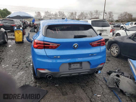 2018 BMW X2 sDrive28i with VIN WBXYJ3C38JEJ89978, listed as a Copart auction lot 36123243 with 34,526 mi miles. Bid and sale history available at carsss.com. Image 6.