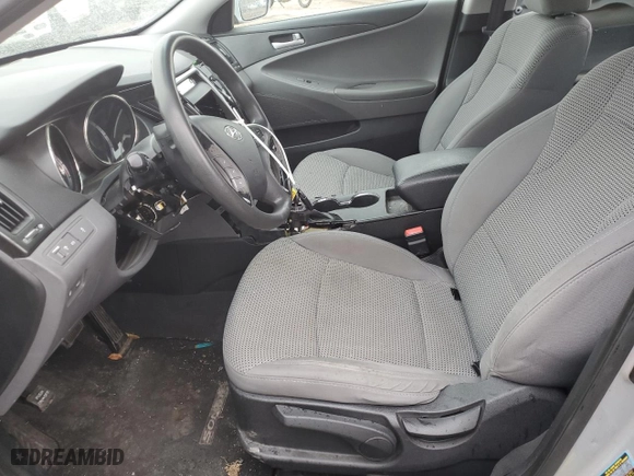 2012 Hyundai Sonata GLS PZEV with VIN 5NPEB4AC1CH381008, listed as a Copart auction lot 46790295 with 190,887 mi miles and Salvage Title. Bid and sale history available at carsss.com. Image 7.