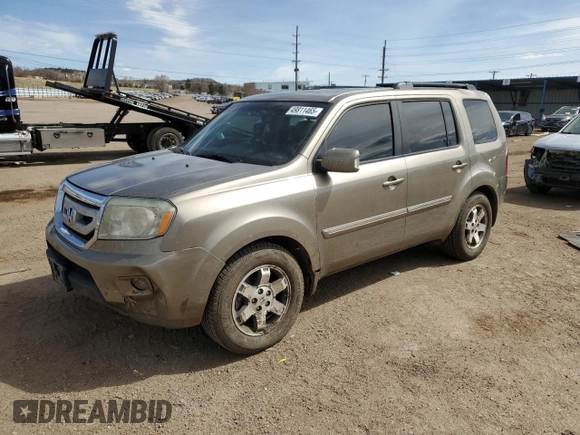 2011 Honda Pilot Touring with VIN 5FNYF4H92BB046932, listed as a Copart auction lot 49811465 with 176,295 mi miles and Salvage Title. Bid and sale history available at carsss.com. Image 1.