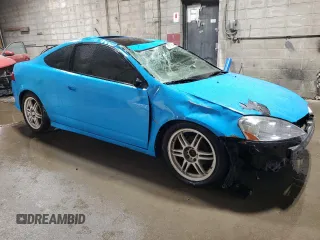 2005 Acura RSX with VIN JH4DC54845S006206, listed as a Copart auction lot 76715504 with 145,074 mi miles and Clean Title. Bid and sale history available at carsss.com. Image 4.