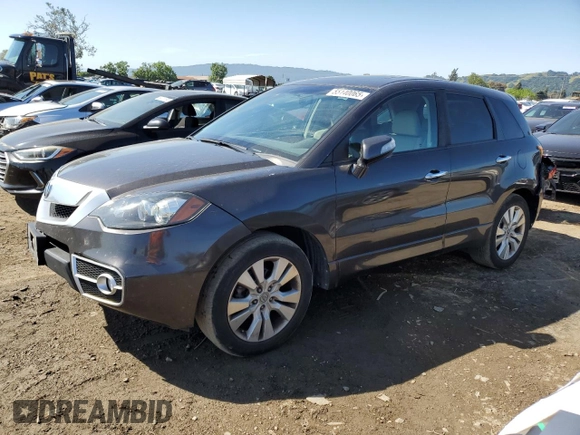 2010 Acura RDX Technology with VIN 5J8TB1H52AA006814, listed as a Copart auction lot 55140065 with 127,289 mi miles and Salvage Title. Bid and sale history available at carsss.com. Image 1.