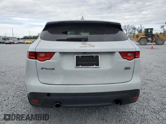 2018 Jaguar F-PACE 30t Premium with VIN SADCJ2GX8JA236792, listed as a Copart auction lot 86493684 with 107,214 mi miles and Salvage Title. Bid and sale history available at carsss.com. Image 6.