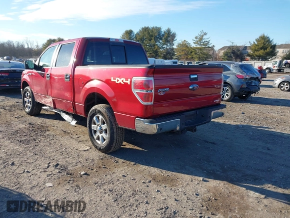 2013 Ford F-150 XL with VIN 1FTFW1EF3DFB33589, listed as a IAAI auction lot 41310843 with 91,800 mi miles. Bid and sale history available at carsss.com. Image 3.