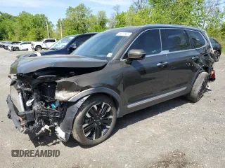2023 Kia Telluride SX z VIN 5XYP5DGC4PG355197, wystawiony jako Copart lot #56624965 z przebiegiem 41 837 mil mil oraz Szkoda całkowita • Salvage title. Historia ofert i sprzedaży dostępna na DreamBid. Obrazek 1.